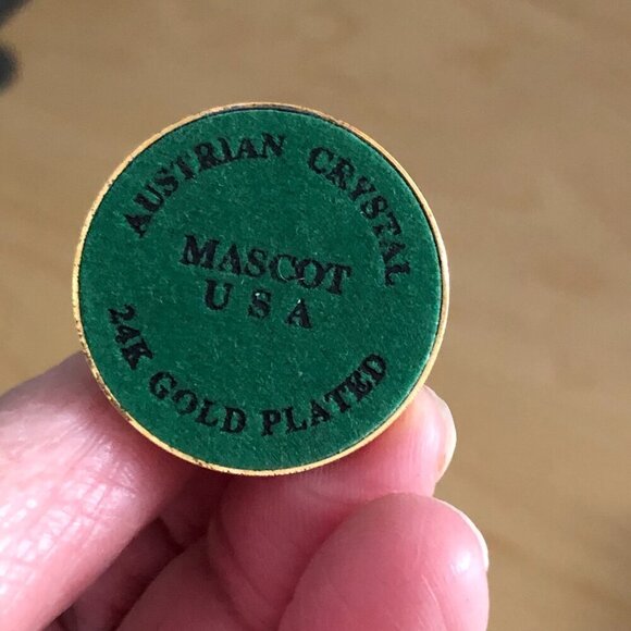 24 Gold Plated Austrian Crytal Treble Clef Music Note Stand - Picture 4 of 5